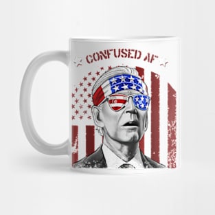 Confused AF, Confused Joe Biden, Joe Biden Meme Mug